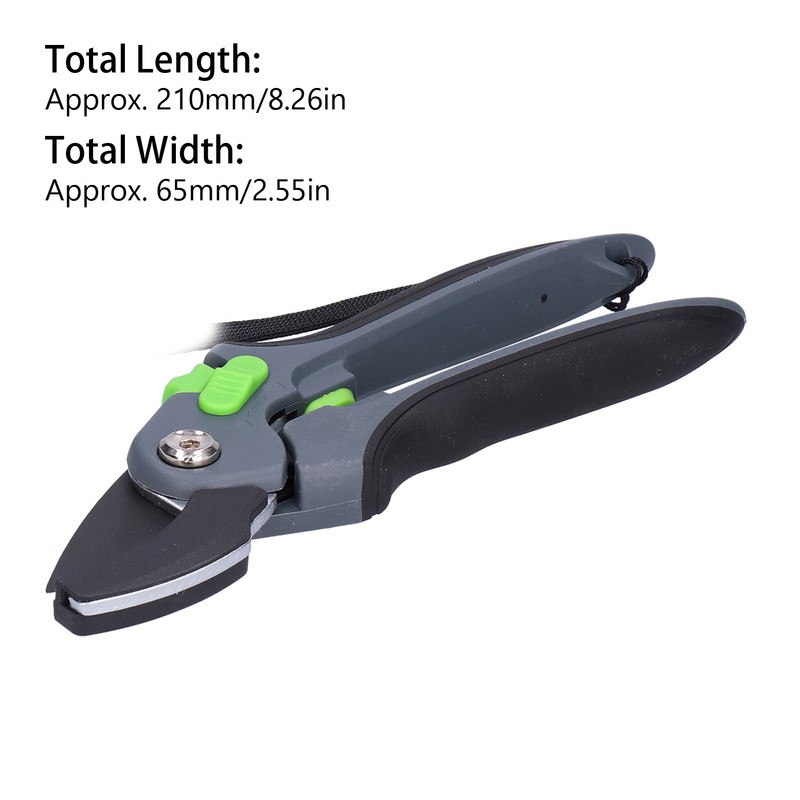Pruning Shears Garden Fruit Tree LaborSaving Scissors with NonSlip Tooth
