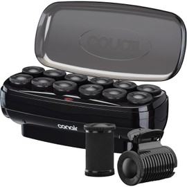 Conair Rizadores de Pelo con Rodillos Calientes para Cabello Largo, Mediano Y de Cualquier Tamaño | Rulos Calientes con Pinzas Incluidas | Rulos de 3,8 Cm | Exclusivo de Amazon