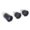 1.25" Plossl Telescope Eyepiece Set 4/10/25mm 2X Barlow Lens Kit