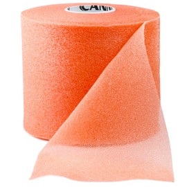 Cannon Sports Pre Wrap 30 Yard Roll Athletic Foam Tape Underwrap for Ankles Wrists Knees Elbows Hair (Orange)
