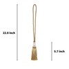 HedongHexi Curtain Tiebacks with Tassel, Outdoor Elegant Decorative Curtain Holdback,Modern