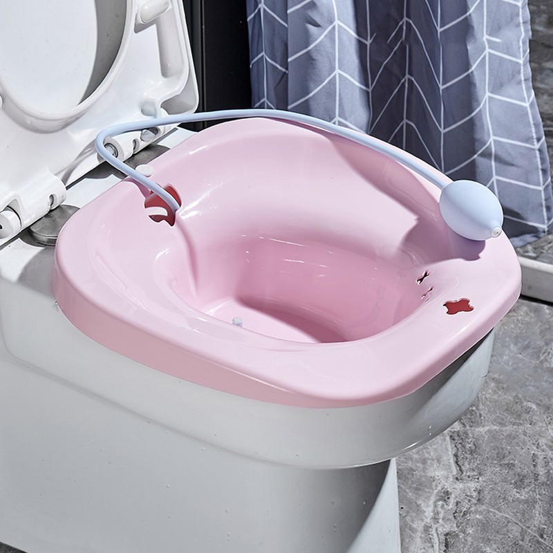 Sitz Bath Seat Deeper Bowl Drain Holes Skid Proof Unisex