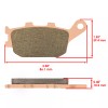 Caltric Sintered Rear Brake Pads for Honda VT1100C3 Shadow 1100