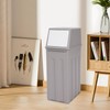 CNCEST 8 Gallon Trash Can, Slim Trash Can with Lid,