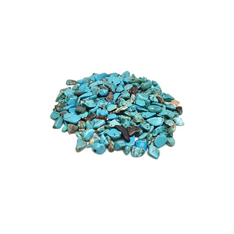 Perlin - Pack of 1000 Turquoise Gemstone Beads 4 mm