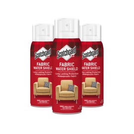Scotchgard Fabric & Upholstery Protector, 3-Pack (10 oz Cans) – Repels Liquids & Blocks Stains – Long-Lasting Fabric Shield for Furniture, Clothing, and More – Easy Spray, Dries Clear