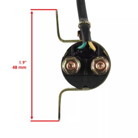 Caltric Starter Solenoid Relay for Suzuki VS800 Boulevard S50 2006 2007 2008 2009