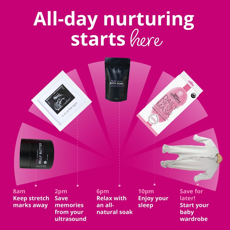 Bump Boxes 2nd Trimester Gift Set, Complete Pregnancy Care Package