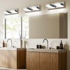 SineRise LED Modern Bathroom Vanity Light Fixtures (2-Light, 15.5-Inch), Chrome