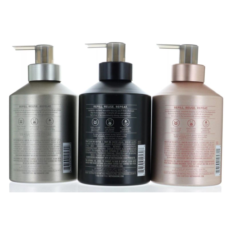 Method Gel Hand Soap Variety, 12 Fluid Ounce (Pack of