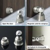 Mooche Magnetic Door Stop, Stainless Steel Brushed Magnet Floor Door