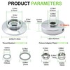 Naleto Stainless Steel Blade Hardware Kit Compatible with Echo SRM