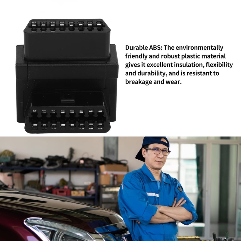 OBD2 Splitter Adapter 16 Pin Male to 2 Female OBDII