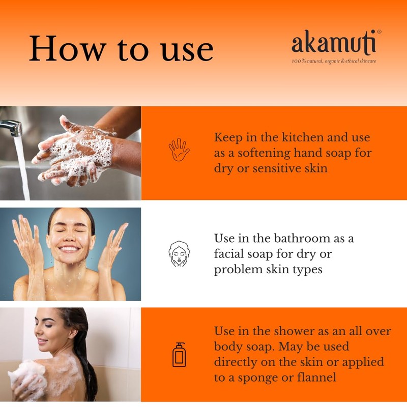 Akamuti African Black Soap 130G