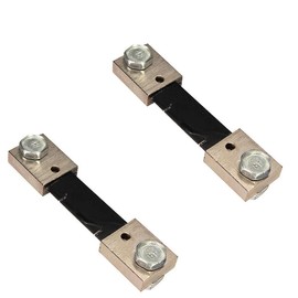 WINGONEER 2Pcs FL-2 100A 75MV DC Current Shunt Resistor for Amp Panel Meter