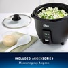 Oster 6-Cup Rice Cooker with Steamer Tray, Electric Rice Maker,