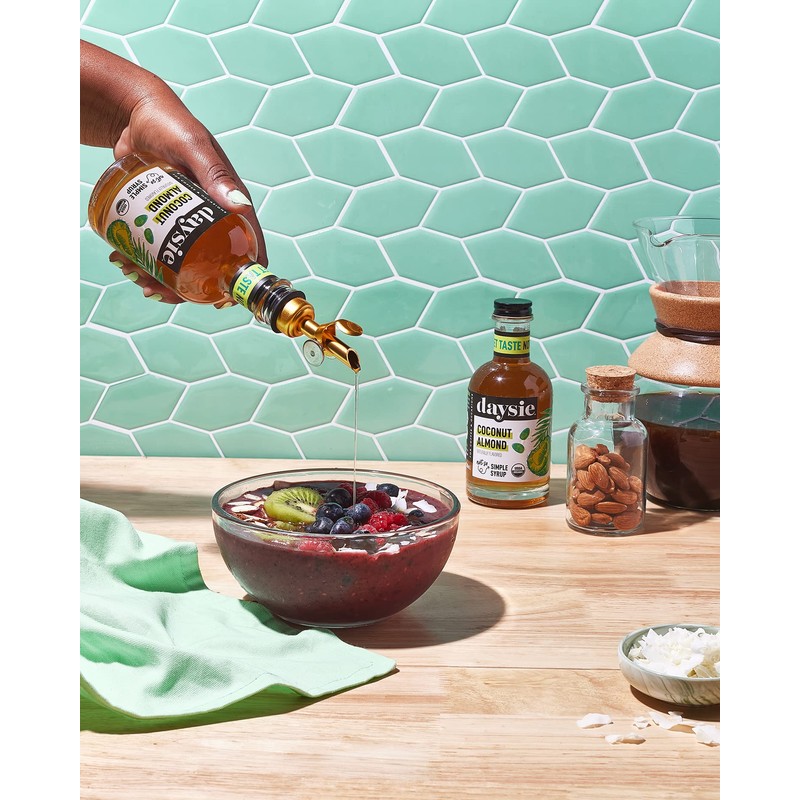 Daysie Coconut Almond (3-Pack) Certified Organic Syrup, 200ml