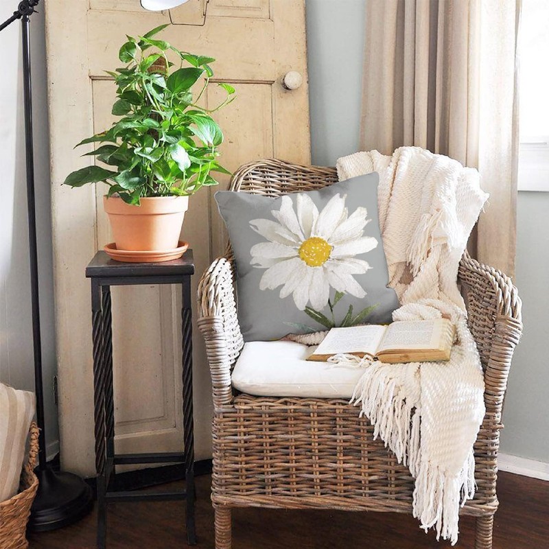 BAOKU Cushion Covers 45x45 cm Pillow Covers Spring Decorative Home