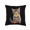 Cat Tacos Throw Pillow