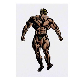 'Body Builder ' Temporary Tattoo - Water Resistant, Skin-Safe, Non-Toxic Transfer (TO00069257)
