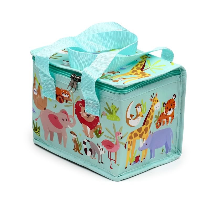 Puckator RPET Cool Bag Lunch Bag Zooniverse Themed - Made