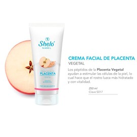 Crema Facial Placenta con Protector Solar Antiedad Rejuvenece