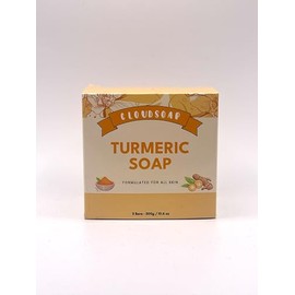 Cloudsoap New Turmeric Soap Bar - Moisturizing for Dry, Itchy, Eczema, and Sensitive Skin - Gentle Cleansing for Kids, Babies, Women, and Men (3pk-3.5oz Each)