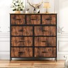 OLIXIS Dresser for Bedroom, 9 Storage Drawers, Tall Large Fabric