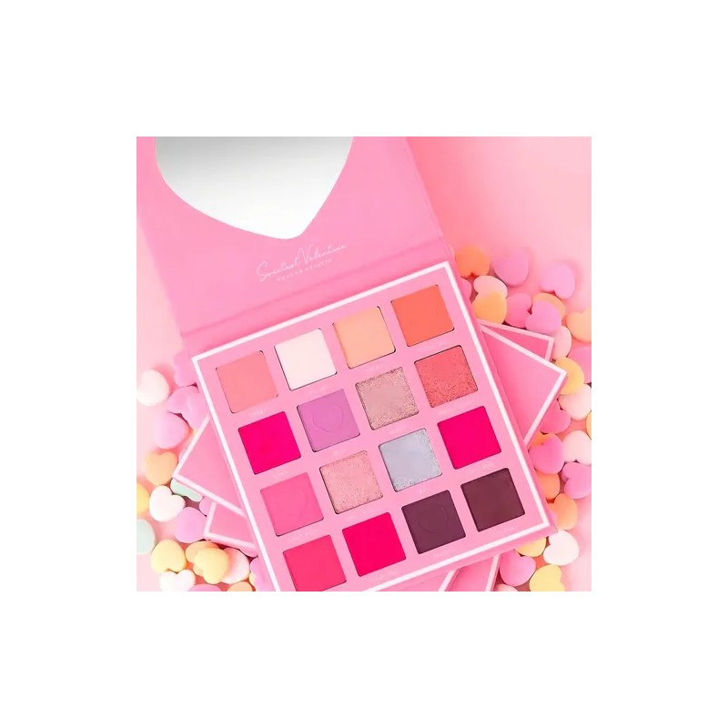 Paleta BeBella Sweetest Valentine 18 Sombras Radiante