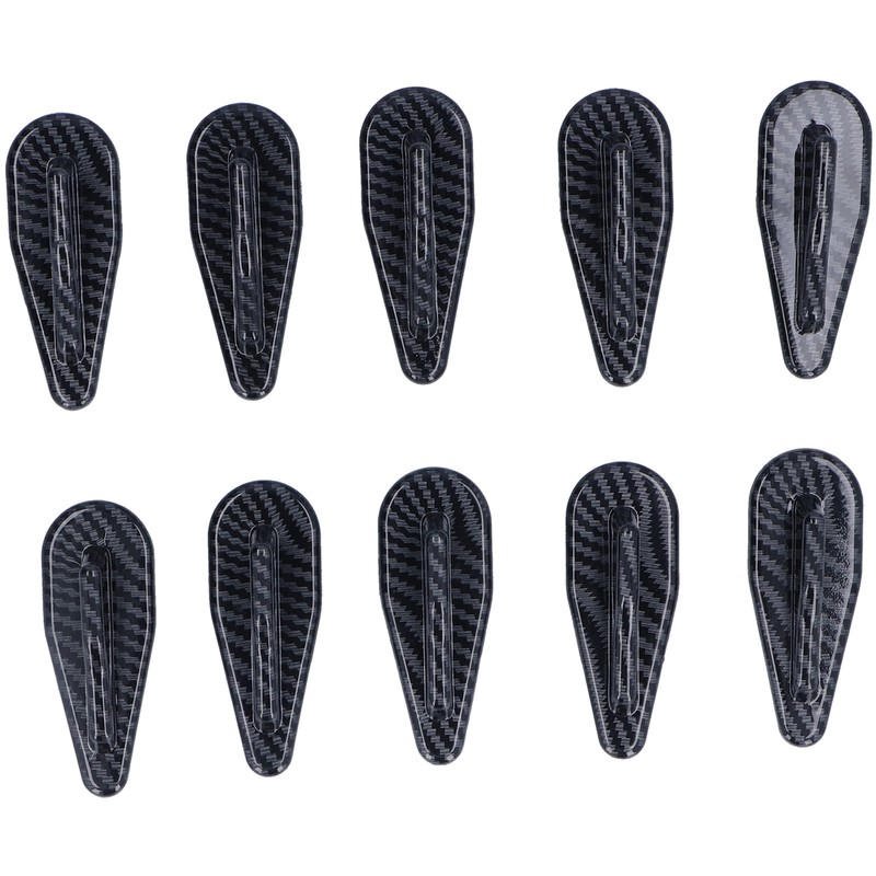 10PCS Shark Fin Kit Spoiler Wing Set with Carbon Fiber