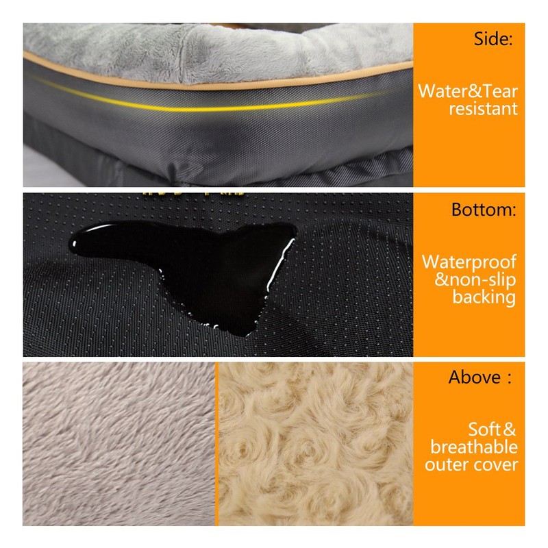 JOYELF Memory Foam Dog Bed Small Orthopedic Dog Bed &