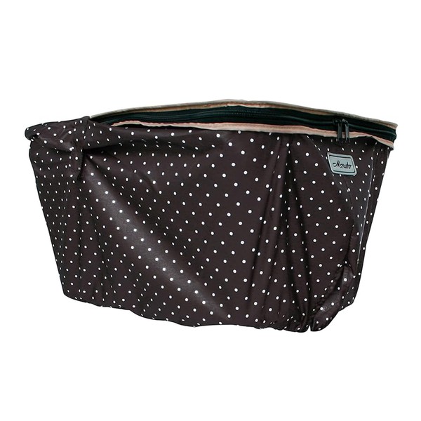 Marth (MARUTO) 2 2-Tier Zipper After Basket Cover D – iirmt2650 Polka Dot/Brown