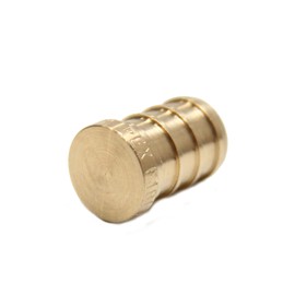 EFIELD Barb Crimp Pex 3/4" Male (End Cap) Brass Fittings, ASTM F1807 (Pack of 10)