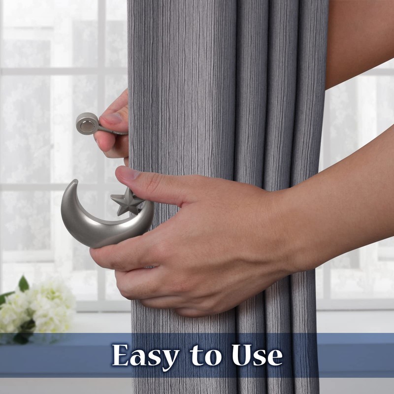 Dalababa 1 Pair Magnetic Curtain Tiebacks Drape Tie Backs Creative