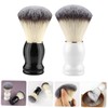 SAFIGLE 2Pcs Soft Hair Shaving Brush for Men Versatile Barber