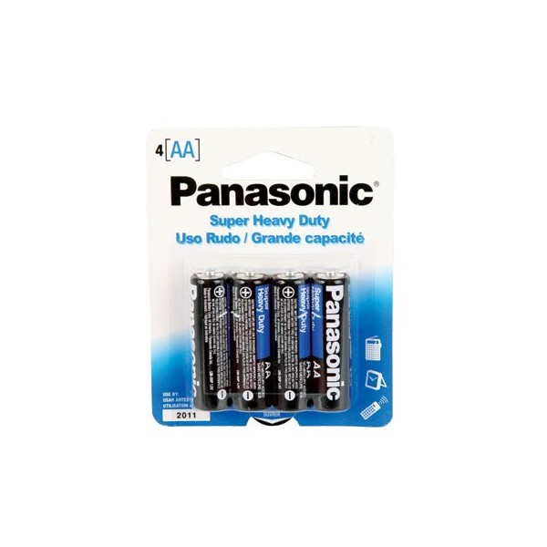 24 Pack AA Batteries Panasonic Super Heavy Duty UM-3NPA - 6 x 4 Packs - Exp. Date 2014