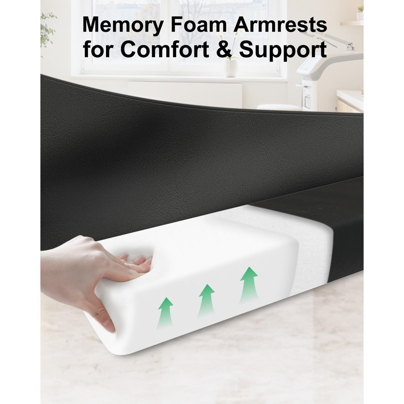 HOMCA Massage Table Side Arm Extenders Pads – 7.8" Width