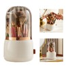 Makeup Brush Holder Multifunctional Brush Organizer Home Rotating Dustproof Cosmetic