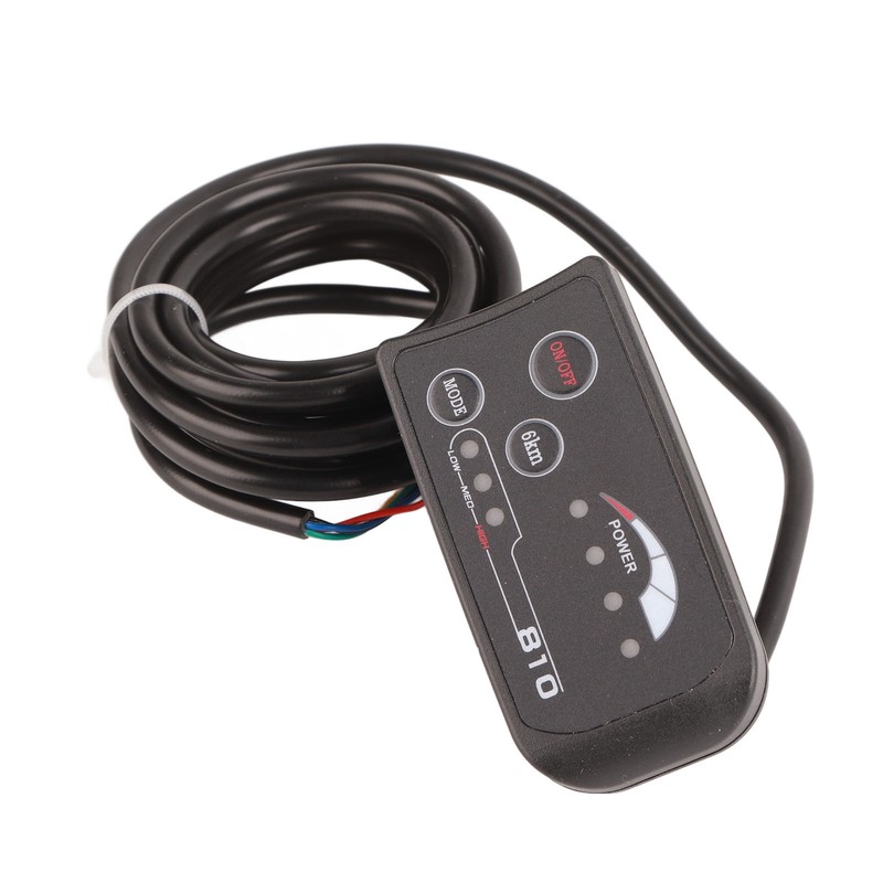 Electric Bicycle 810 LED Display With 5 Wire Cable Control