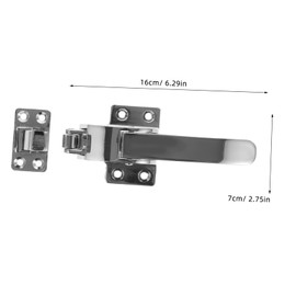 DOITOOL Elegant Metal Freezer Door Handle Replaces Fridge Door Latch Construction for Kitchen Appliances