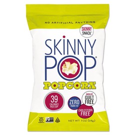 SkinnyPop Popcorn 00408 1 oz Bag Popcorn - Original (12/CT) New