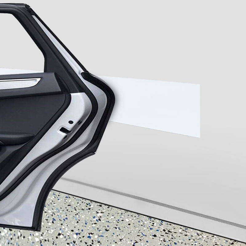 Rubber Bond Garage Wall Protectors - 6x48 Inches Strong Self-Adhesive