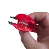 Funny Strawberry Hair Clip,Acetate Hair Clip,Small Claw Clip for Women,Red,