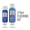 FolkArt Velvet Crush 2 Part Flocking Kit, Blue