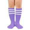 Purple Girls Soccer Socks Youth Softball Socks Athletic Sock 1