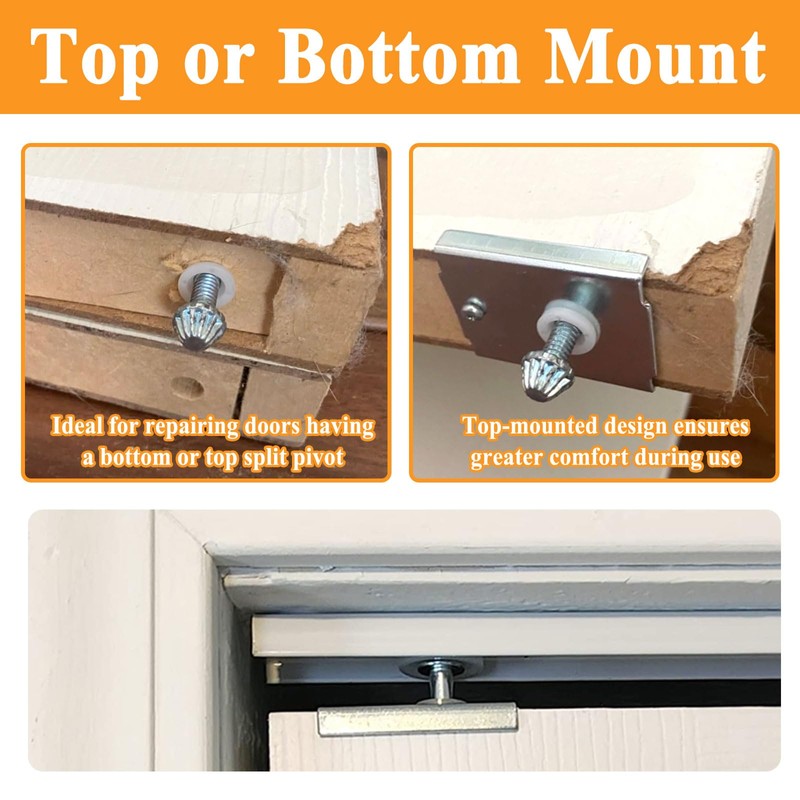 Alsoyixia 6Pcs N7192 Bi-fold Door Repair Bracket, Top or Bottom