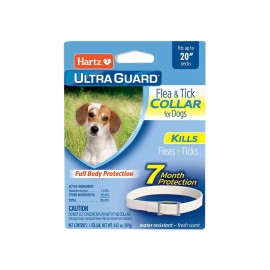 Hartz UltraGuard Flea & Tick Collar for Dogs and Puppies 7 Month Flea and Tic...