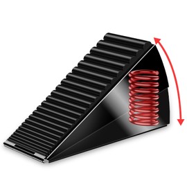 AIMAXINKE Strongest Door Stoppers for Bottom of Door- Spring Heavy Duty Door Stop Wedge, 3 Inch High Adjustable Metal Rubber Large Doorstop Strong Grip, Suits Carpet, Tile, Home, School, Commercial