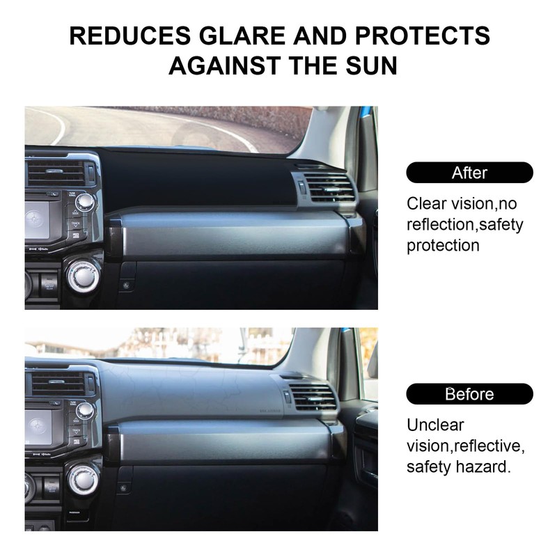 BILOPER Dash Cover for Toyota 4Runner 2010-2024 Accessories Flannel Dashboard