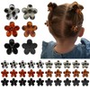 36PCS Small Hair Clips Mini Flower Hair Clip for Women,